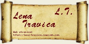 Lena Travica vizit kartica